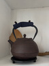 龍顏堂 日本南部鐵壺純手工鑄鐵壺電陶爐燒水煮茶泡茶壺 家用茶具套裝 元寶螺紋 800ml 0.8L 曬單實(shí)拍圖