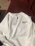 HKRZ香港輕奢潮牌男裝圓領(lǐng)春秋新款衛衣男休閑時(shí)尚百搭潮流上衣打底衫 白色/A209/春秋款 2XL (175) 建議體重145-160斤 曬單實(shí)拍圖
