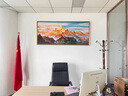 貝伊樂(lè )現代輕奢手繪油畫(huà)金山銀山壁畫(huà)美式風(fēng)景沙發(fā)背景墻掛畫(huà)客廳裝飾畫(huà)餐廳書(shū)房臥室床頭裝飾畫(huà) 卓林雅黑框 180*80 曬單實(shí)拍圖