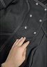 ONLY法式方領(lǐng)高腰A字短款牛仔連衣裙女|123242060 J19 黑牛仔BLACK DENIM XS (155) 76A 曬單實(shí)拍圖