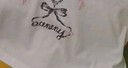 森馬（Semir）長(zhǎng)袖T恤女秋季oversize印花蝴蝶結(jié)2025少女感套頭衫10A525101006 曬單實(shí)拍圖