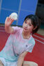 百爪羽毛球服女裝套裝定制夏季短袖運動(dòng)球衣印字網(wǎng)排球專(zhuān)業(yè)羽毛球衣男 3923A粉色+白色短褲套裝 XL 曬單實(shí)拍圖