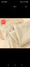 名創(chuàng  )優(yōu)品（MINISO）2025新款粉色山本褲女生夏季薄款百褶透氣闊腿褲女寬松百搭休閑褲 【山本闊腿】淺杏色(空白) L 165 (體重115-130斤) 曬單實(shí)拍圖