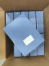 齐心(Comix) 10个装 板材厚1.0mm 75mm加厚粘扣档案盒 A4文件盒 耐用型资料盒  蓝色 办公文具 HC-75-10 实拍图