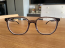 雷朋（RayBan）板材男女款眼鏡架不規(guī)則素顏百搭近視眼鏡框0RX5411D禮物 8268透明灰鏡框 單鏡架尺寸54 曬單實拍圖