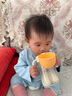 煦凜德國品牌奶瓶1-3歲ppsu寶寶斷奶神器6個(gè)月以上防丟蓋吸管奶瓶 摩卡棕300ml鴨嘴吸嘴吸管組 曬單實(shí)拍圖