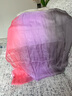 達(dá)芬奇密碼真絲絲巾女士絲巾春夏桑蠶絲長(zhǎng)款女圍巾百搭漸變披肩兩用生日禮物 撞色灰紅 曬單實(shí)拍圖