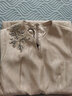 粉藍衣櫥光感仿絲毛精致短袖連衣裙喜婆婆【重工釘珠禮服裙】5A2L385 香草杏 S 曬單實(shí)拍圖