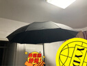 HEIRLOOM32骨出口德國雙層雨傘長柄自動超大號雙三人男學生加固抗暴風定制 10骨（雙層）外黑內(nèi)黑 超大（2-3人）135cm 曬單實拍圖
