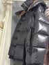 高梵黑金鵝絨服龍年限定3.0六格男女同款冬季長款羽絨服 黑色 S  曬單實拍圖