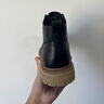 七匹狼馬丁靴男鞋夏季新款防滑耐磨工裝鞋潮流百搭厚底復(fù)古休閑鞋子男 黑色 【標(biāo)準(zhǔn)皮鞋碼】 41 曬單實拍圖