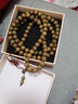 小木緣生 綠檀手串檀香木沉水老料佛珠木手串男手鏈男女多圈念珠毛衣鏈 10MM*108顆 曬單實(shí)拍圖