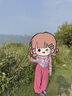 ASK JUNIOR燈籠褲女童夏寬松舒適冰絲涼感防蚊褲中大童兒童褲 黑色 170  曬單實(shí)拍圖