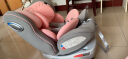 Heekin德国 脉动-皇室 儿童安全座椅汽车用0-12岁婴儿宝宝坐躺360度旋转 脉动-皇室粉(舒适推荐+脚踏板) 实拍图
