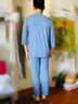 小豬托尼男童睡衣兒童家居服春夏胖童大童睡衣內(nèi)衣套裝 曬單實拍圖