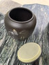 尚云品 寒江孤影創(chuàng  )意紫砂茶葉罐大號2斤5斤裝密封罐布袋禮盒普洱紅綠茶罐 紫砂(太湖石-蜻蜓戲蓮)2斤罐 曬單實(shí)拍圖