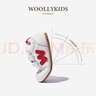 小羊沃利woollykids真皮兒童學(xué)步鞋女童鞋防滑軟底牛皮男寶寶鞋子 西瓜紅 22 碼 內長(cháng)14.5cm適合腳長(cháng)13.6-14.0cm 曬單實(shí)拍圖