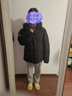 鴨鴨（YAYA）時(shí)空道宇系列三防羽絨服情侶男女短款冬季新款泡芙加厚面包服外套 月光白色 L (建議130-150斤) 曬單實(shí)拍圖