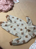 迷你巴拉【雙面穿】巴拉嬰兒連體衣棉服外出幼兒衣服保暖雙面絨兩面穿外套 咖色調(diào)00355 90cm 曬單實(shí)拍圖