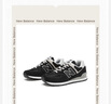 NEW BALANCE NB574系列男鞋女鞋復古拼接經(jīng)典百搭舒適休閑運動(dòng)鞋跑步透氣耐磨 黑色 ML574EVB 37.5 (腳長(cháng)23cm) 曬單實(shí)拍圖