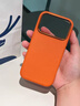 至邁ins輕奢風(fēng)法蘭絨適用iPhone17promax手機殼蘋(píng)果Air全包防摔16plus新款15簡(jiǎn)約14防指紋13保護套12女 【橙色】輕奢皮質(zhì)法蘭絨+金屬鏡框 iPhone 17 Pro Max 曬單實(shí)拍圖