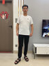 馬克華菲真皮拖鞋男鞋夏季2025新款涼鞋涼拖鞋男外穿開車沙灘鞋 黑色 39 運動碼建議拍大一碼 曬單實拍圖