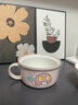 HELLO KITTY（凱蒂貓）三麗鷗陶瓷泡面碗帶蓋大學(xué)生宿舍用大容量多用兒童吃飯碗可愛餐具 My Melody 美樂蒂泡面碗 曬單實(shí)拍圖