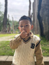 G.DUCKKIDS童裝男童秋裝套裝兒童服裝男寶寶春秋季學(xué)院風(fēng)三件套1小男孩衣服 米白色8223款-春秋 110 尺碼4~5歲【100-110cm】cm 曬單實(shí)拍圖