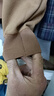 恒源祥襯衫翻領(lǐng)男士保暖內(nèi)衣中年商務(wù)打底長袖t恤POLO保羅衫加絨衛(wèi)衣 6061卡其 加絨 2XL 130-150斤 曬單實(shí)拍圖