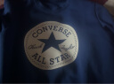 Converse 匡威儿童装男童百搭卫衣春秋款加绒潮女大童套头打底衫红色上衣 冲浪蓝-加绒 160(L)cm 实拍图