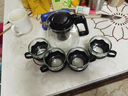 摩洛森家用大容量玻璃茶壺套裝茶杯帶濾網(wǎng)耐高溫水壺泡茶花茶壺茶具沖茶 單壺+8只蓮花杯 2000ml 1L以上 曬單實(shí)拍圖