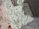 童泰0-3月新生兒半背衣秋冬季純棉衣服初生寶寶夾棉居家內(nèi)衣2件裝 粉色 59 cm 曬單實(shí)拍圖