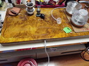 承韻尚樽金絲楠木茶盤(pán)整塊天然實(shí)木茶托玻璃一體電磁爐全自動(dòng)茶臺家用辦公 13款金絲楠木龍鳳呈祥+電器 曬單實(shí)拍圖