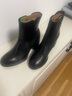 愛(ài)步（ECCO）靴子女 鞋子女時(shí)尚通勤牛皮短靴粗中跟女靴 雕塑222613 黑色22261301001 37 曬單實(shí)拍圖