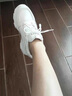 啄木鳥(niǎo)品牌內增高小白鞋女軟皮老爹鞋2025新款學(xué)生休閑鞋厚底增高鞋鞋子 白色 37 曬單實(shí)拍圖
