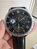 花花公子（PLAYBOY）男士手表機械表男款潮流防水鏤空飛輪手表男夜光新款 銀殼黑面【98%選擇旗艦升級版】 曬單實(shí)拍圖