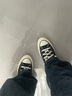 匡威（Converse）新款1970s經(jīng)典款三星標男鞋高幫休閑女鞋黑色復古帆布鞋板鞋 復古黑 162050C 38 曬單實(shí)拍圖