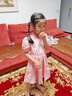 茵曼童裝女童公主裙不規(guī)則連衣裙純色2025夏新款兒童純棉透氣長(zhǎng)裙 粉色 130 曬單實(shí)拍圖