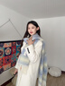 織錦樓BS圍巾女漸變羊毛圍巾女新款保暖彩虹感披肩送女友生日禮物 漸變彩虹【羊毛面料】禮盒裝 曬單實(shí)拍圖
