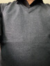 袋鼠羊毛背心男秋冬套頭V領(lǐng)針織羊毛坎肩爸爸裝純色中青年馬甲 深灰 175/XL/115(建議135-155斤) 曬單實(shí)拍圖
