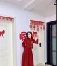 塞德勒新中式敬酒服新娘2025新款酒紅色結(jié)婚禮服裙女夏季訂婚宴旗袍婚服 酒紅色 XL（建議116-125斤） 曬單實(shí)拍圖