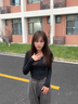 嫻柔 打底衫女秋冬長(cháng)袖短款上衣修身圓領(lǐng)春夏新款高腰露臍內搭t恤 黑色露臍 M 曬單實(shí)拍圖