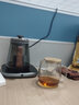壹購頂壺耐高溫玻璃旋轉內膽泡茶壺家用升降內膽飄逸壺茶水分離泡茶器 D21A煙灰（鷹嘴）配4杯 500ml 曬單實(shí)拍圖