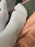 維動（VEIDOORN）實戰(zhàn)專業(yè)兒童籃球襪子毛巾底運動精英男高幫高長筒小孩大童青少年 甲款（白色實戰(zhàn)籃球襪）兩雙 曬單實拍圖