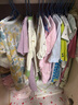 嬰蓓依嬰兒連體衣秋款衣服男女寶寶外出服純棉哈衣可愛(ài)爬服2024新款 彩虹兔兔 80cm 曬單實(shí)拍圖