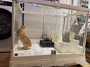 達洋豪華小兔籠子R100PRO抽屜式兔子豚鼠防噴尿籠子R81家用易清理 達洋 R81pro【白色】 曬單實(shí)拍圖