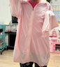 亞瑟士（asics）童裝夏季男女童UPF50+防曬衣服梭織外套332241053107 0620粉 160 曬單實(shí)拍圖