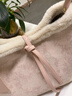 CENTARLKATTY小眾新中式刺繡單肩腋下包包女2025新款通勤托特包 兔毛刺繡粉 曬單實(shí)拍圖
