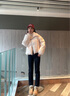 Calvin Klein Jeans秋冬女士休閑通勤鴨絨短款面包服羽絨服外套J223413 ABJ-水紅 M 曬單實(shí)拍圖