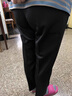 俞兆林（YUZHAOLIN）媽媽褲子薄款七分褲夏季中年冰絲女褲寬松奶奶褲休閑褲媽年新 黑色 2XL .建議(108-120斤） 曬單實拍圖
